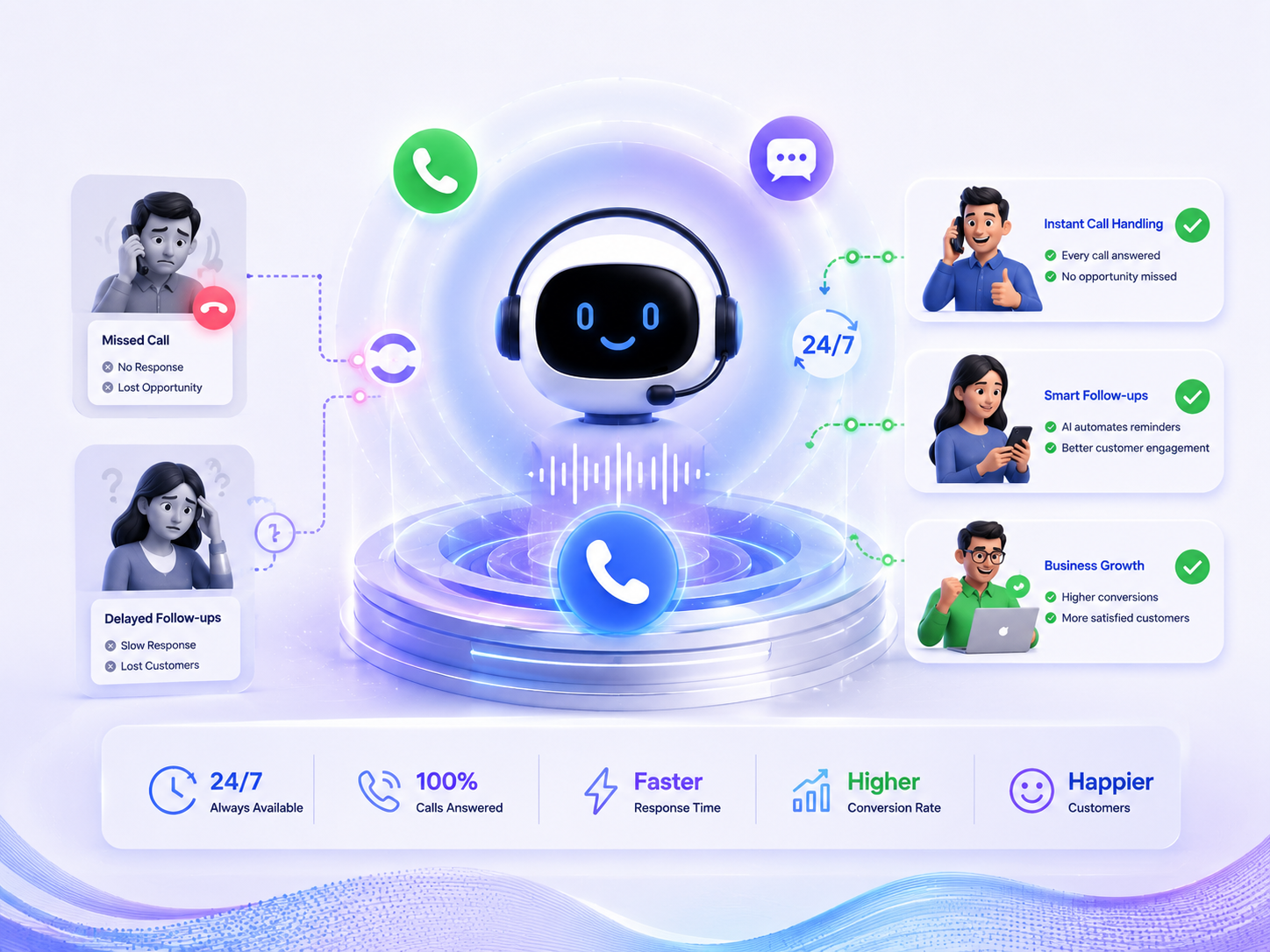 One AI Voice Agent. Many Powerful Capabilities.